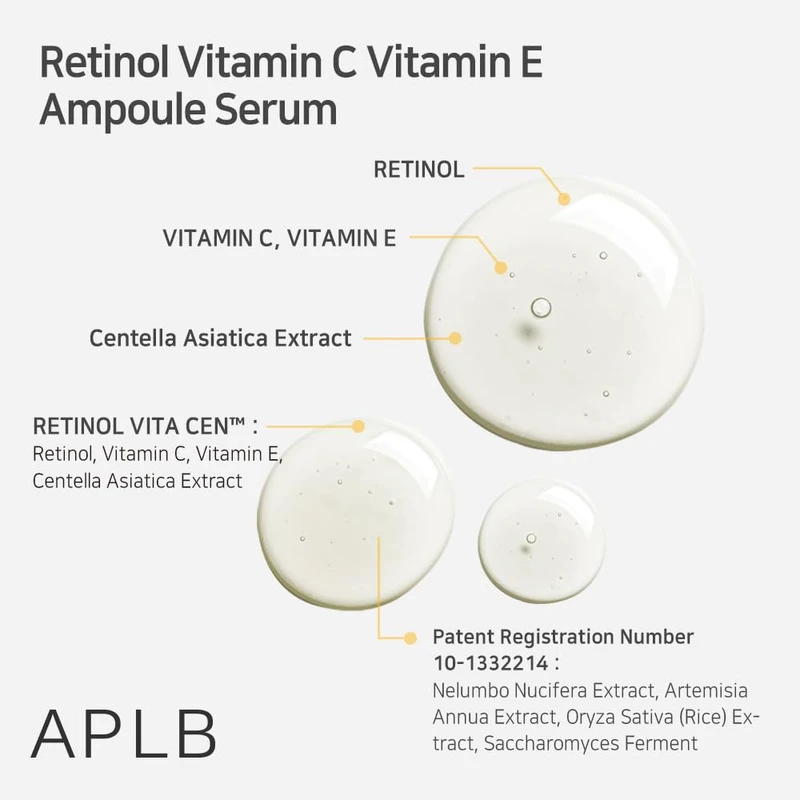 APLB Retinol Vitamin C Vitamin E Ampoule Serum 40ml - Image 5