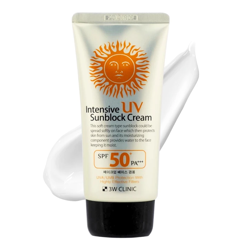 3W Clinic Intensive UV Sunblock Cream SPF50+/PA+++ 70ml