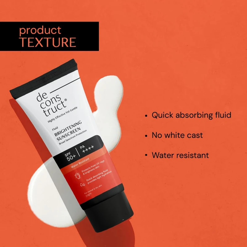 Deconstruct Brightening Fluid Sunscreen SPF 50+ with Niacinamide (50ml)