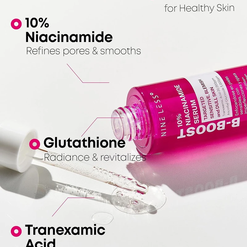 NINELESS B-Boost 10% Niacinamide Serum (30ml) - Image 3