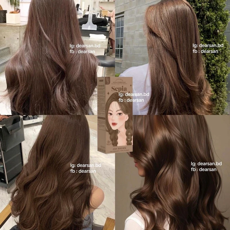 KOTA Hair Color Sepia (Ash Brown)
