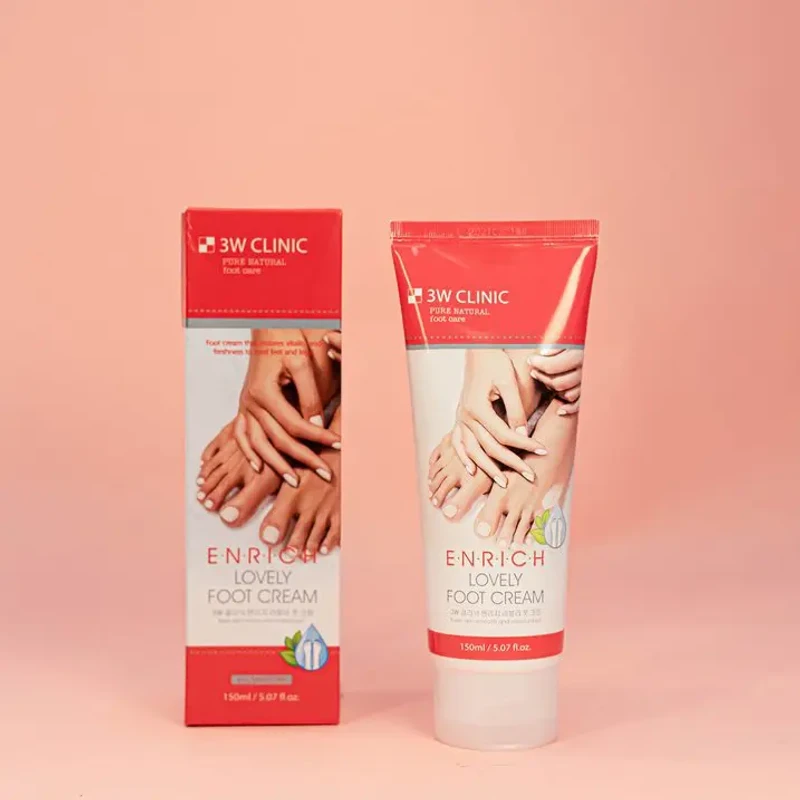 3W Clinic foot creams, such as the Enrich Foot Treatment and Lovely Foot Cream (150ml)