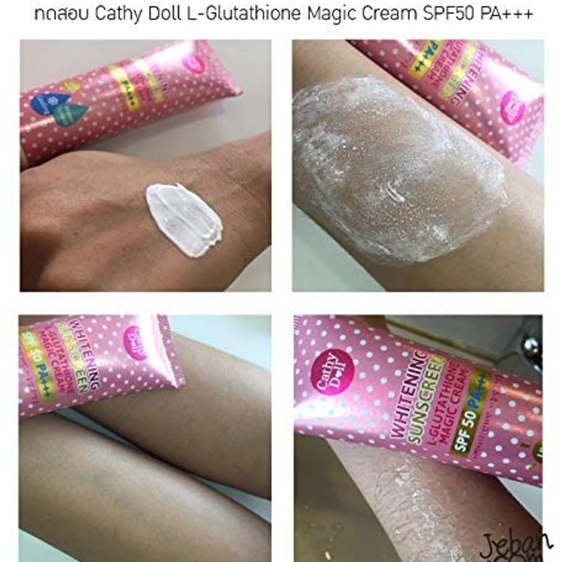 Cathy Doll sunscreens, L-Glutathione Magic Cream with SPF 50 PA+++ (60ml) - Image 5