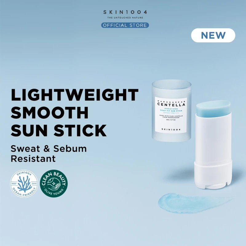 Skin1004 Madagascar Centella Hyalu-Cica Silky Fit Sun Stick SPF 50+ PA++++ (20gm)