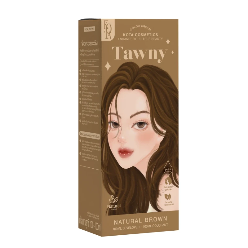 KOTA Hair Color Tawny (Natural Brown)