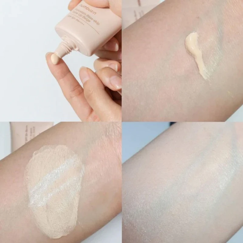 Numbuzin No.3 Porcelain Base-Skip Tone Up Beige with SPF 50+ PA++++ (50ml) - Image 3