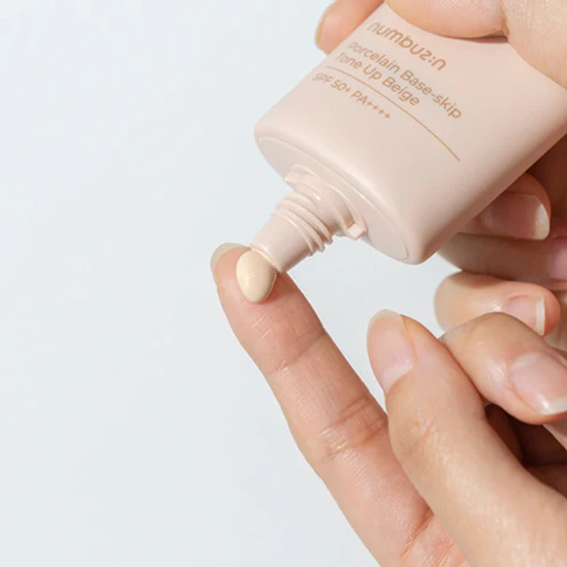 Numbuzin No.3 Porcelain Base-Skip Tone Up Beige with SPF 50+ PA++++ (50ml) - Image 5