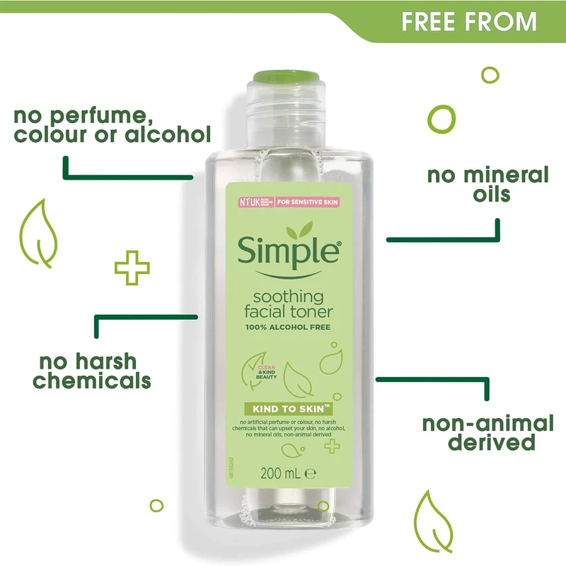 Simple Soothing Facial Toner (200ml) - Image 7