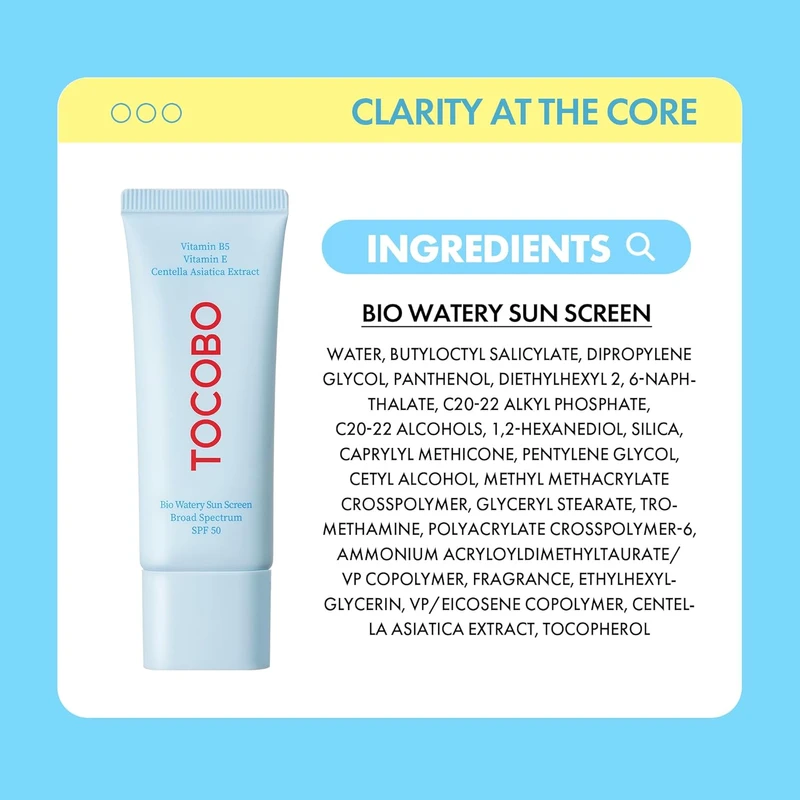 Tocobo Bio Watery Sun Cream SPF50+ PA++++ (50ml) - Image 7