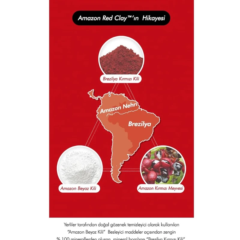MISSHA Amazon Red Clay Pore Mask  (110ml) - Image 5