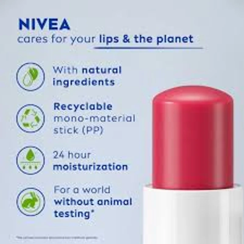 Nivea Cherry Shine Lip Balm (4.8gm)