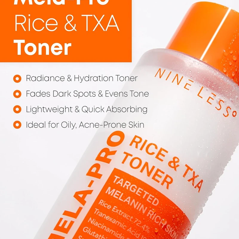 NINELESS MELA-PRO Rice & TXA Toner (200ml)