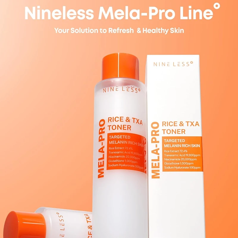 NINELESS MELA-PRO Rice & TXA Toner (200ml) - Image 7