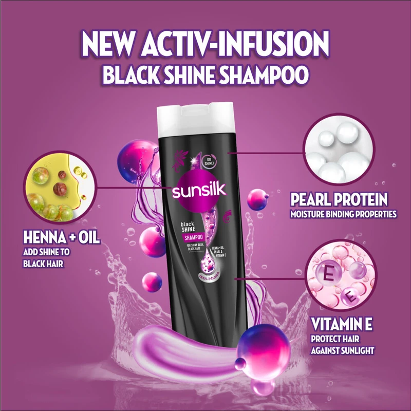 Sunsilk Black Shine Shampoo (300ml)
