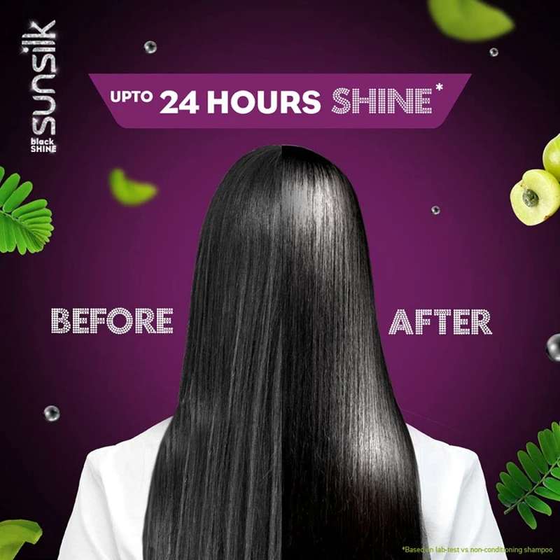 Sunsilk Black Shine Shampoo (300ml) - Image 3