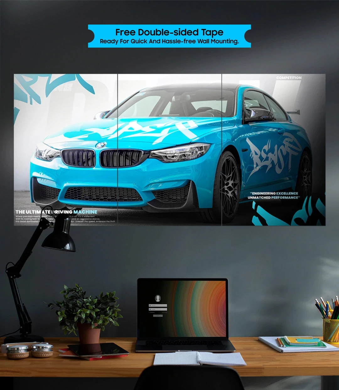 Split Car Poster set pack of 3 - P19