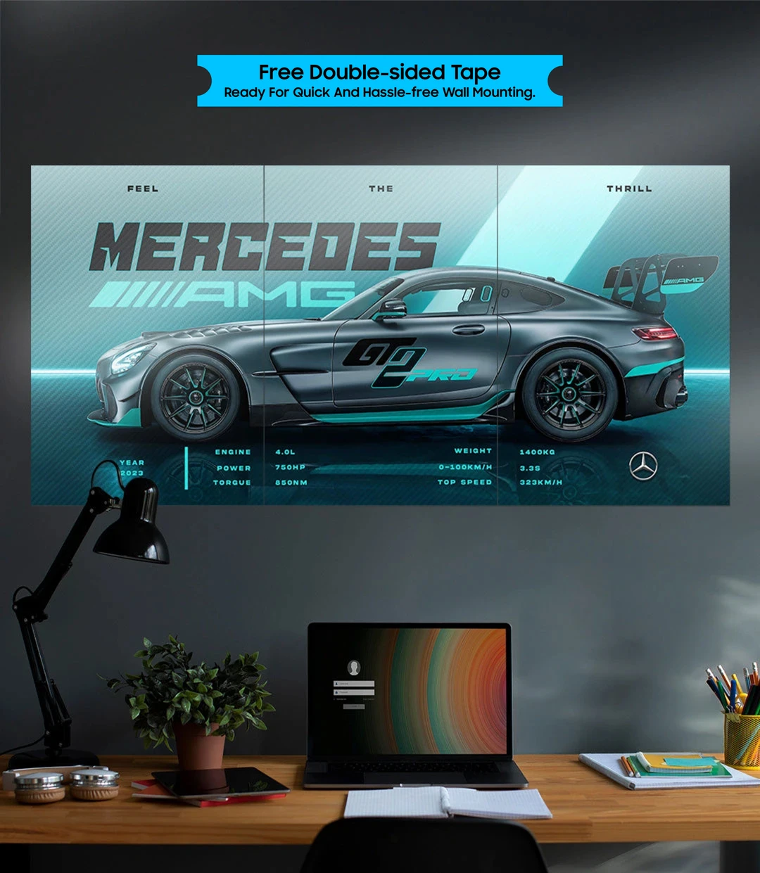 Split Car Poster set pack of 3 - P16