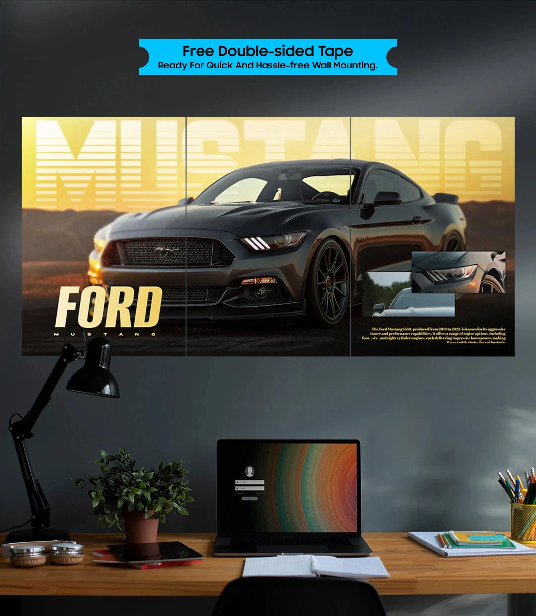 Split Car Poster set pack of 3 - P15