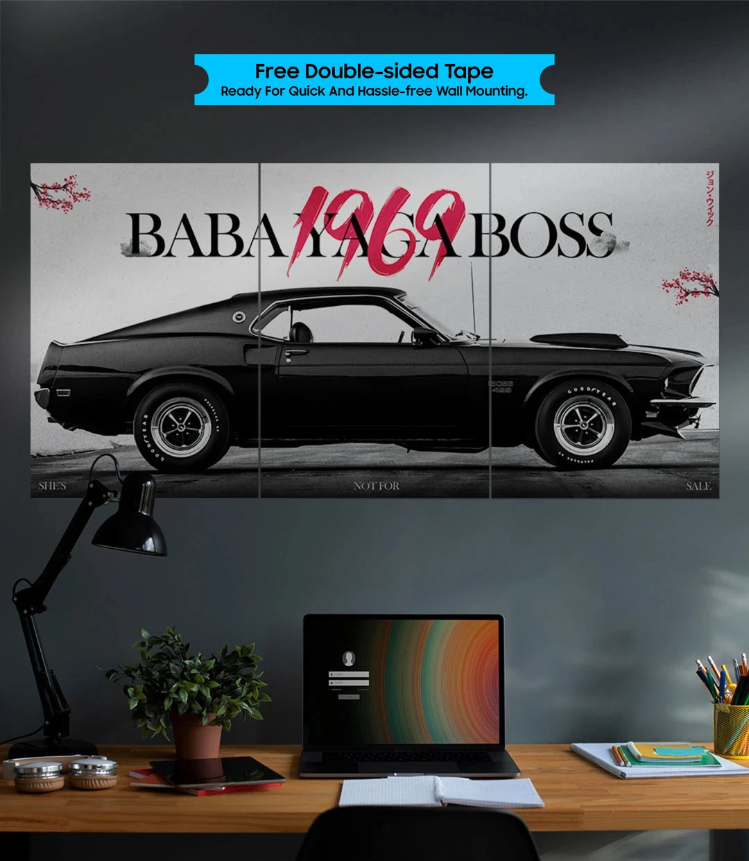 Split Car Poster set pack of 3 - P12