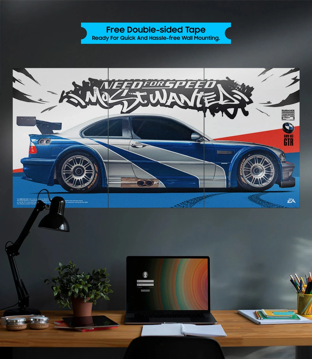 Split Car Poster set pack of 3 - P11