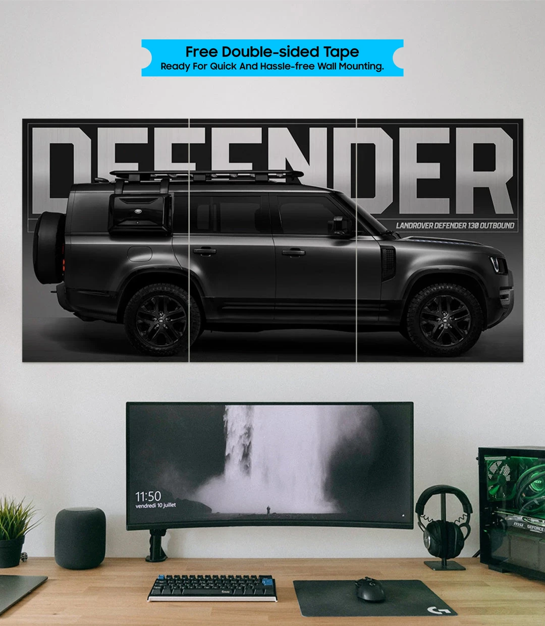Split Car Poster set pack of 3 - P10