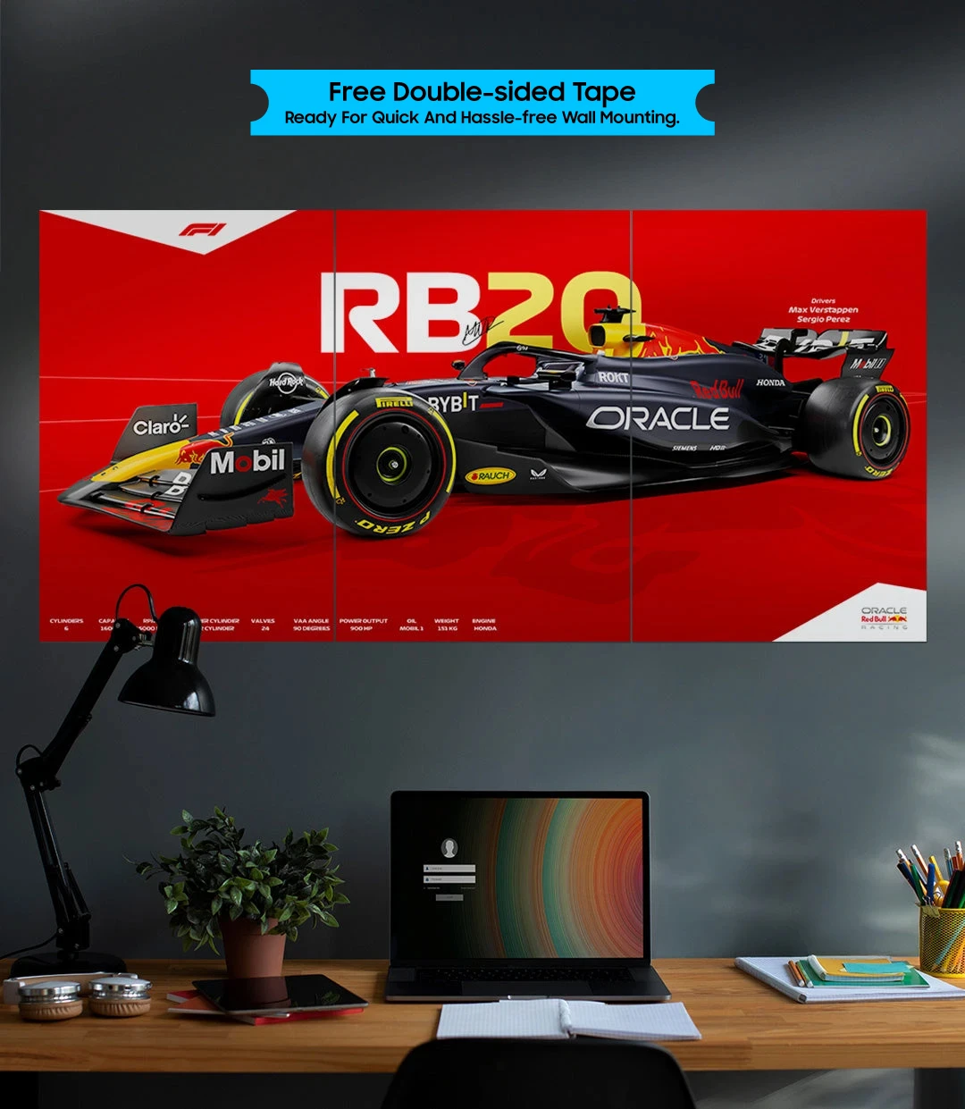 Split Car Poster set pack of 3 - P07