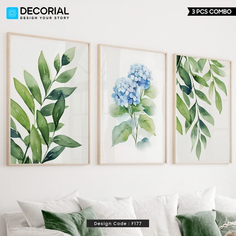 Flower Wall Frame 3 Piece Combo - F177