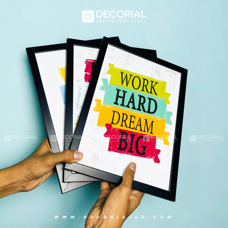 Quotes Wall Frame 3 Piece Combo - F114