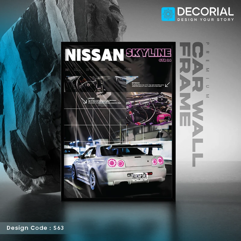 Car Wall Frame - S63