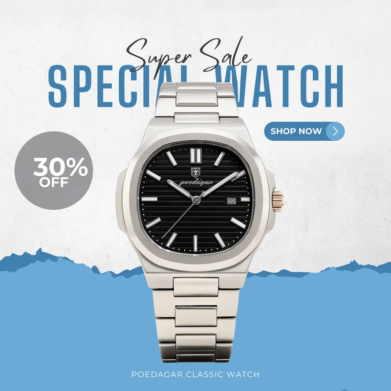 Poedagar Classic Watch