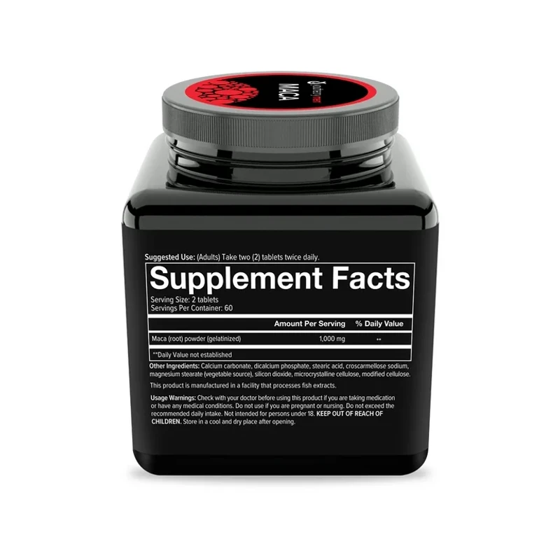 Youtheory Maca Root for Men – 120 Veg Caps - Image 3