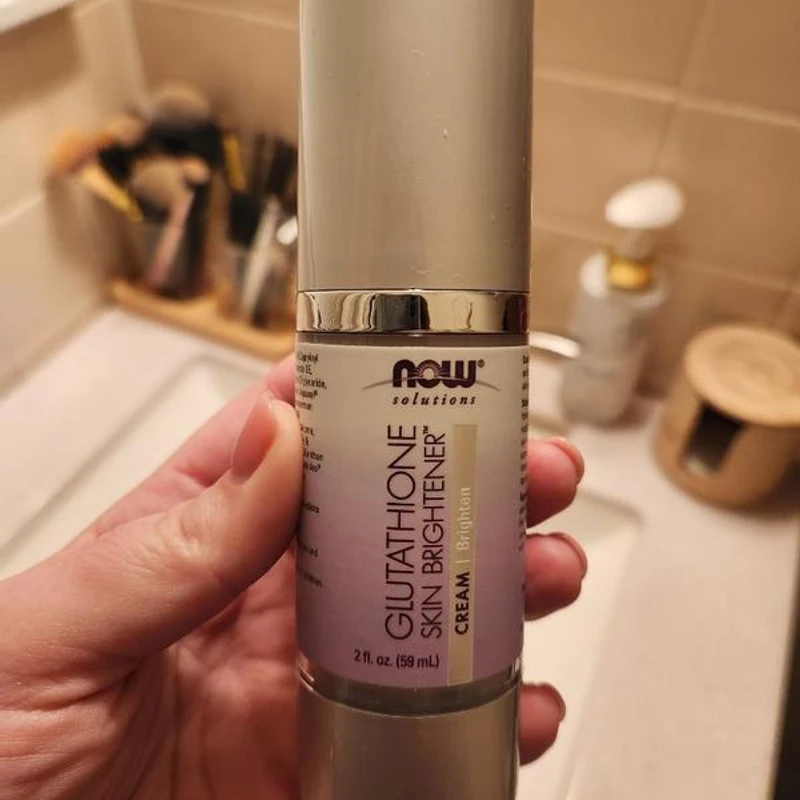 NOW Solutions Glutathione Skin Brightener Cream, Firming and Nourishing, Suitable For All Skin Types, 2-Ounce
