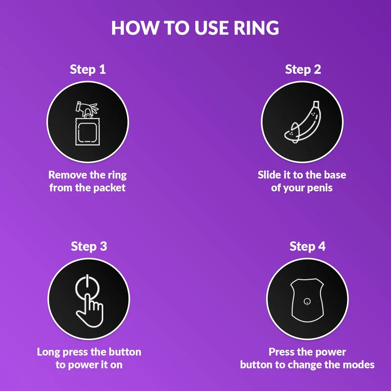Skore Vybes - Rechargeable Vibrating Ring For Him & Her - Men & Women - Image 4