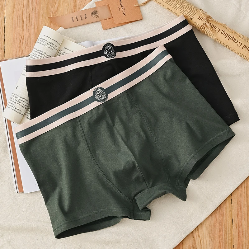 Antibacterial Pure Cotton Mid-Waist Boxers (Set of 4) - Image 4