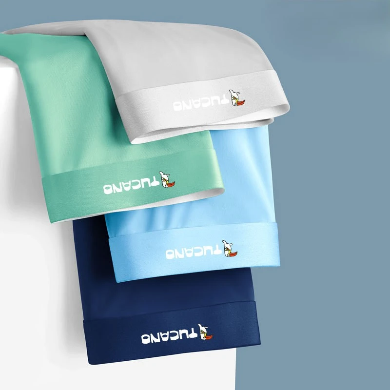 Woodpecker Ice Silk Stretch Boxer Briefs (Set of 4)