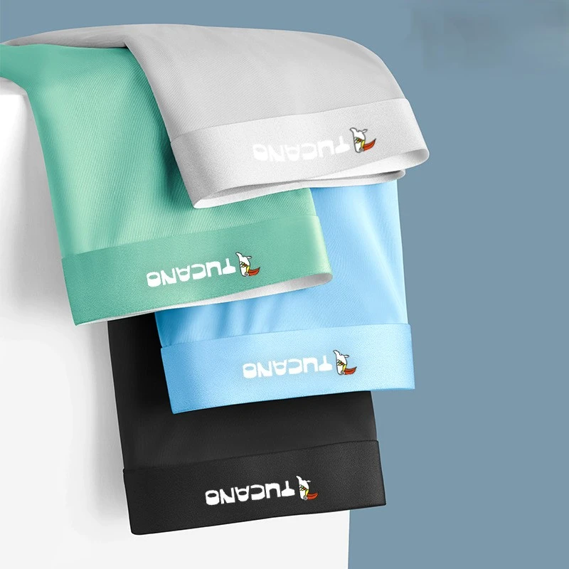 Woodpecker Ice Silk Stretch Boxer Briefs (Set of 4) - Image 3