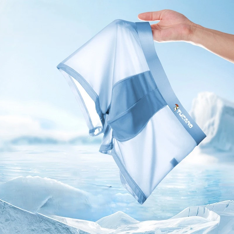 Woodpecker Ice Silk Stretch Boxer Briefs (Set of 4) - Image 6