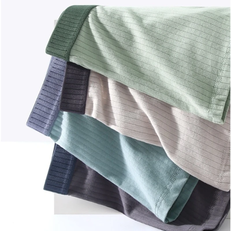 Men's Pure Cotton Antibacterial Underwear (Set of 4) - Image 3