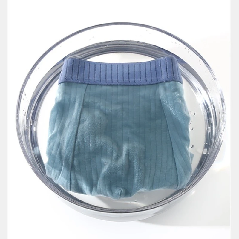 Men's Pure Cotton Antibacterial Underwear (Set of 4) - Image 8