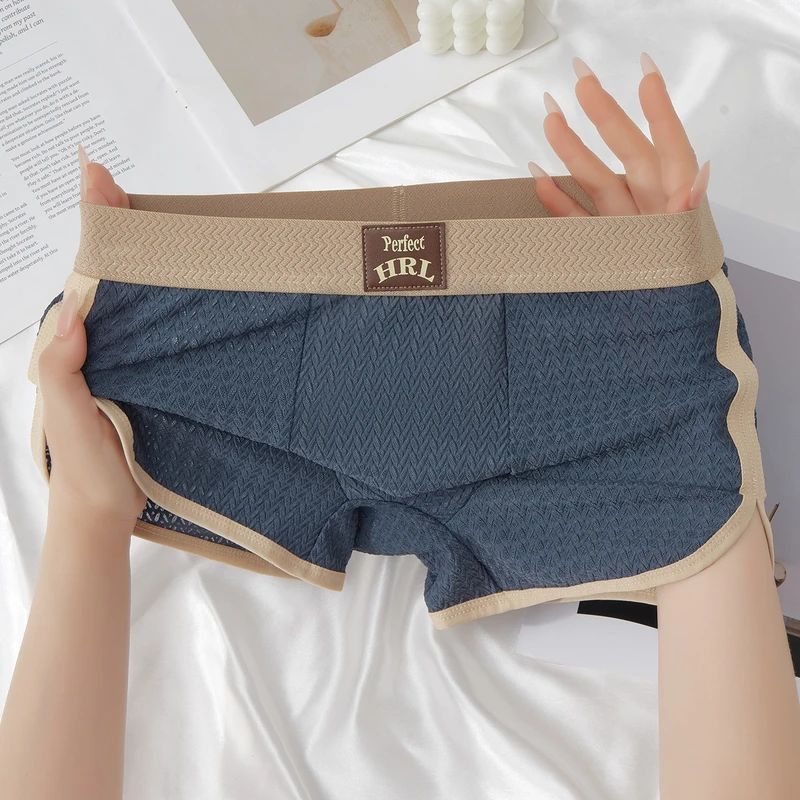 Premium Belted Solid Mesh Boxer Shorts (Set of 3) - Image 5