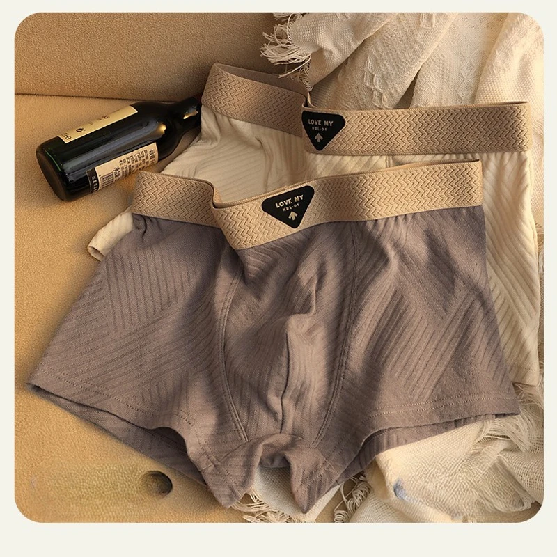 Trendy Elastic Waist Breathable Men’s Boxers (Set of 3) - Image 11