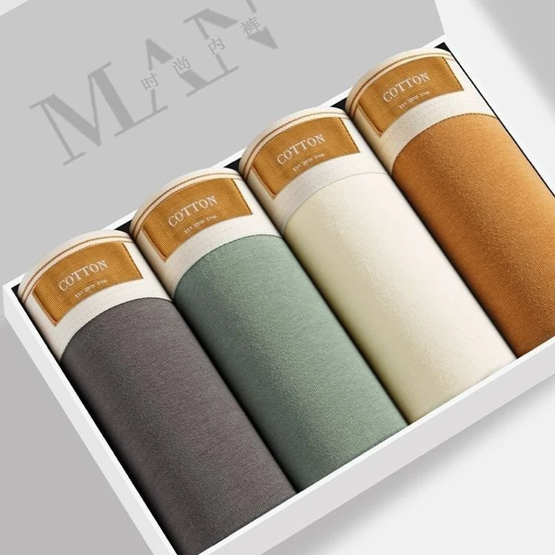 Premium Cotton Stretch Men's Boxer (Set of 4) - Image 3