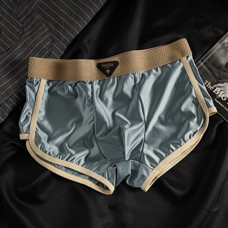 Luxury Ice Silk Satin Boxers (Set of 3) - Image 8