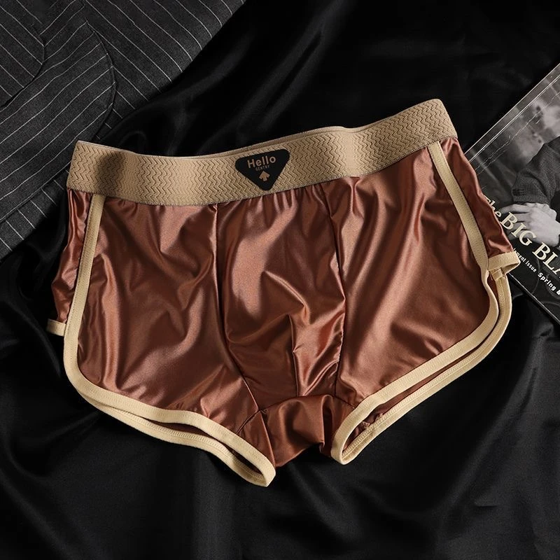 Luxury Ice Silk Satin Boxers (Set of 3) - Image 9