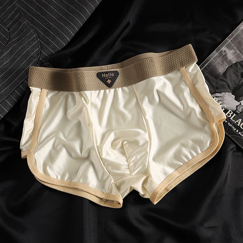 Luxury Ice Silk Satin Boxers (Set of 3) - Image 11
