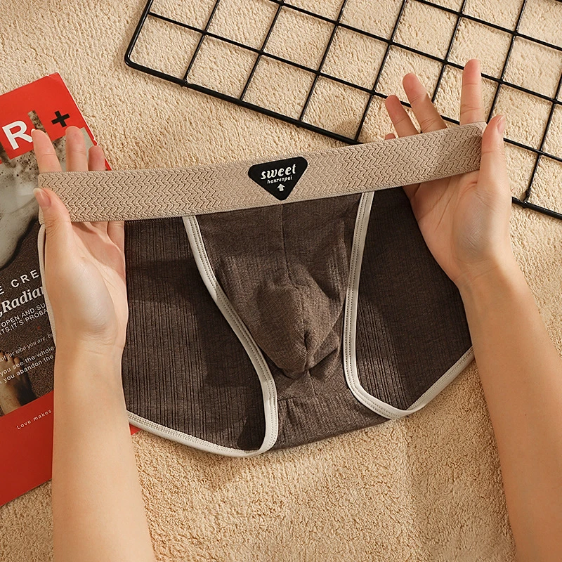 Premium Jacquard Cotton Low Waist Briefs (Set of 3) - Image 6