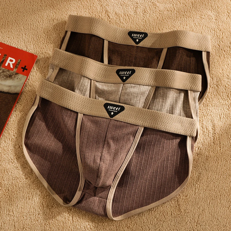 Premium Jacquard Cotton Low Waist Briefs (Set of 3) - Image 8