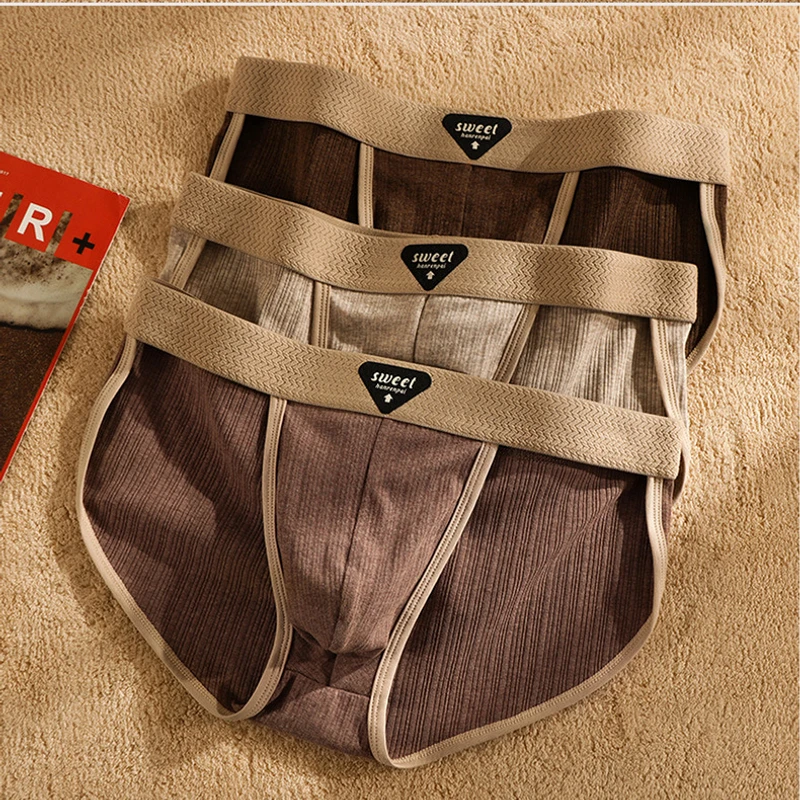 Premium Jacquard Cotton Low Waist Briefs (Set of 3) - Image 10