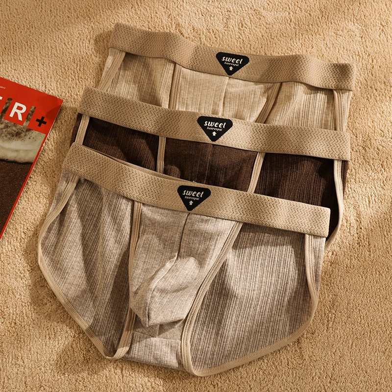 Premium Jacquard Cotton Low Waist Briefs (Set of 3) - Image 11