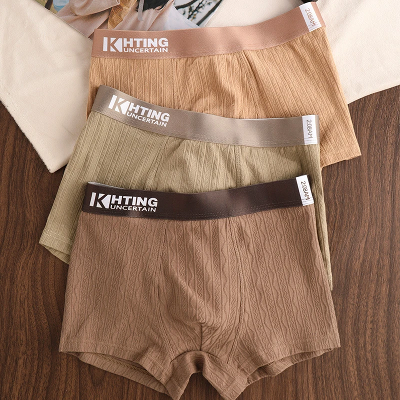 Elite Jacquard Soft Cotton Boxer Briefs (Set of 3) - Image 4